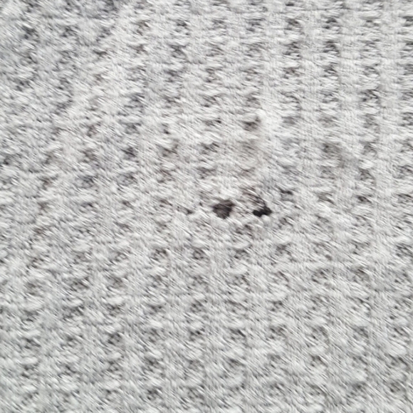 Free People Laguna waffle knit long sleeve top grey - Picture 4 of 8